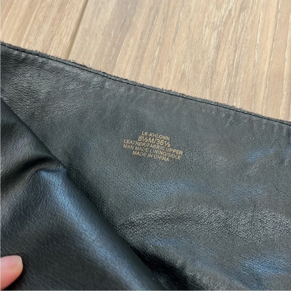 Lucky Brand Black Suede Knee-High Women's Boots